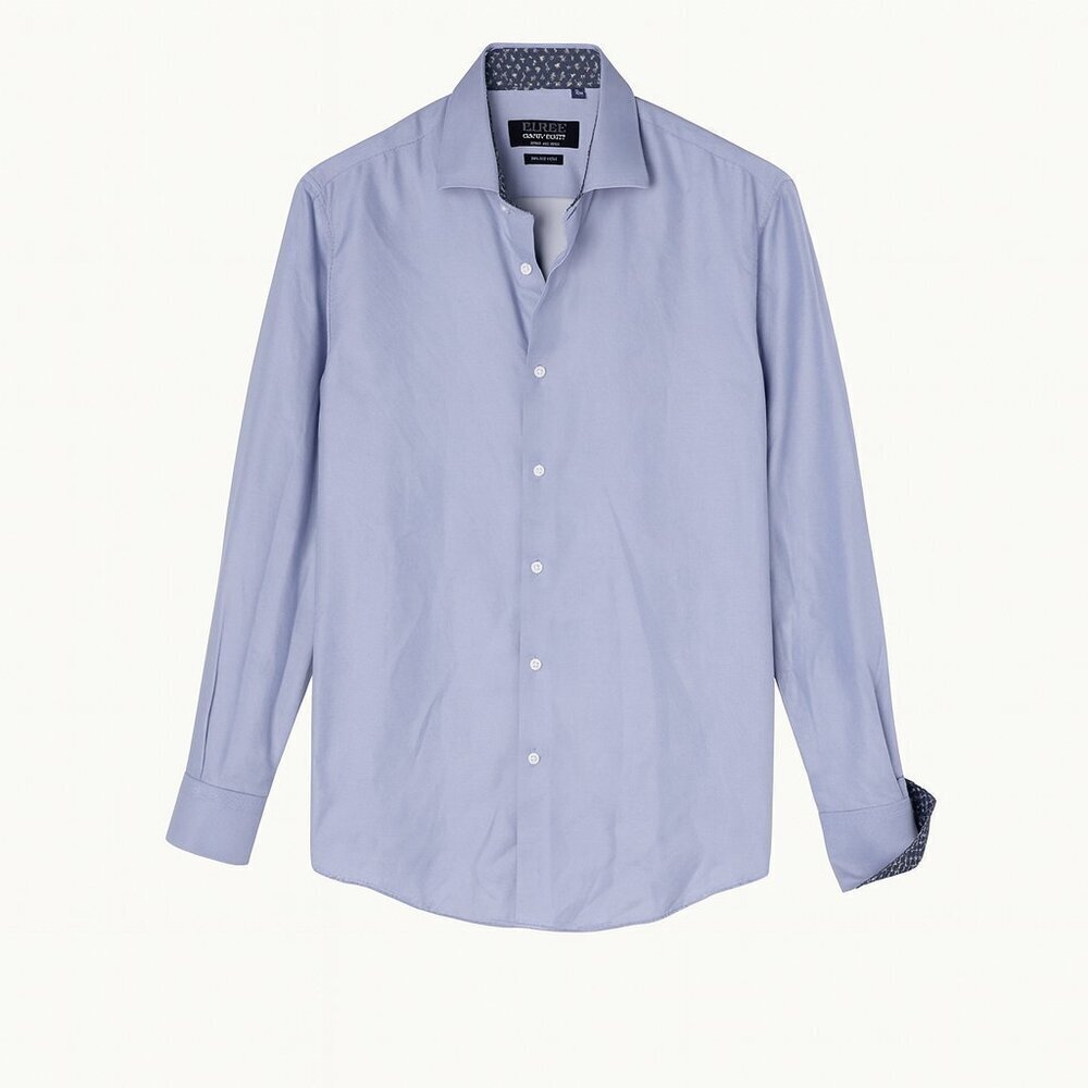 Nicole Miller Light Blue Slim Fit Men’s Dress Shirt NWT | Size M 15-15.5 34/35